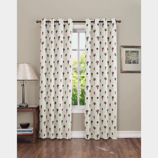 Pure Cotton Hand Block Print Curtains | South Murgan Fabric Curtains | 4'x5', 4'x7', 4'x9' Sizes (2 pcs) | Custom Curtains | The Handblock Jaipur