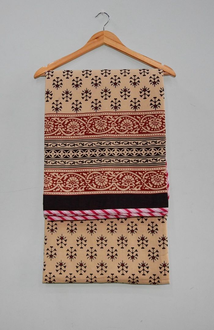 Handblock Cotton Dohar Single Bed 60x90 | 3 Layer Pure Cotton Falaline Lightweight Summer Blanket | Handmade by The Handblock Jaipur