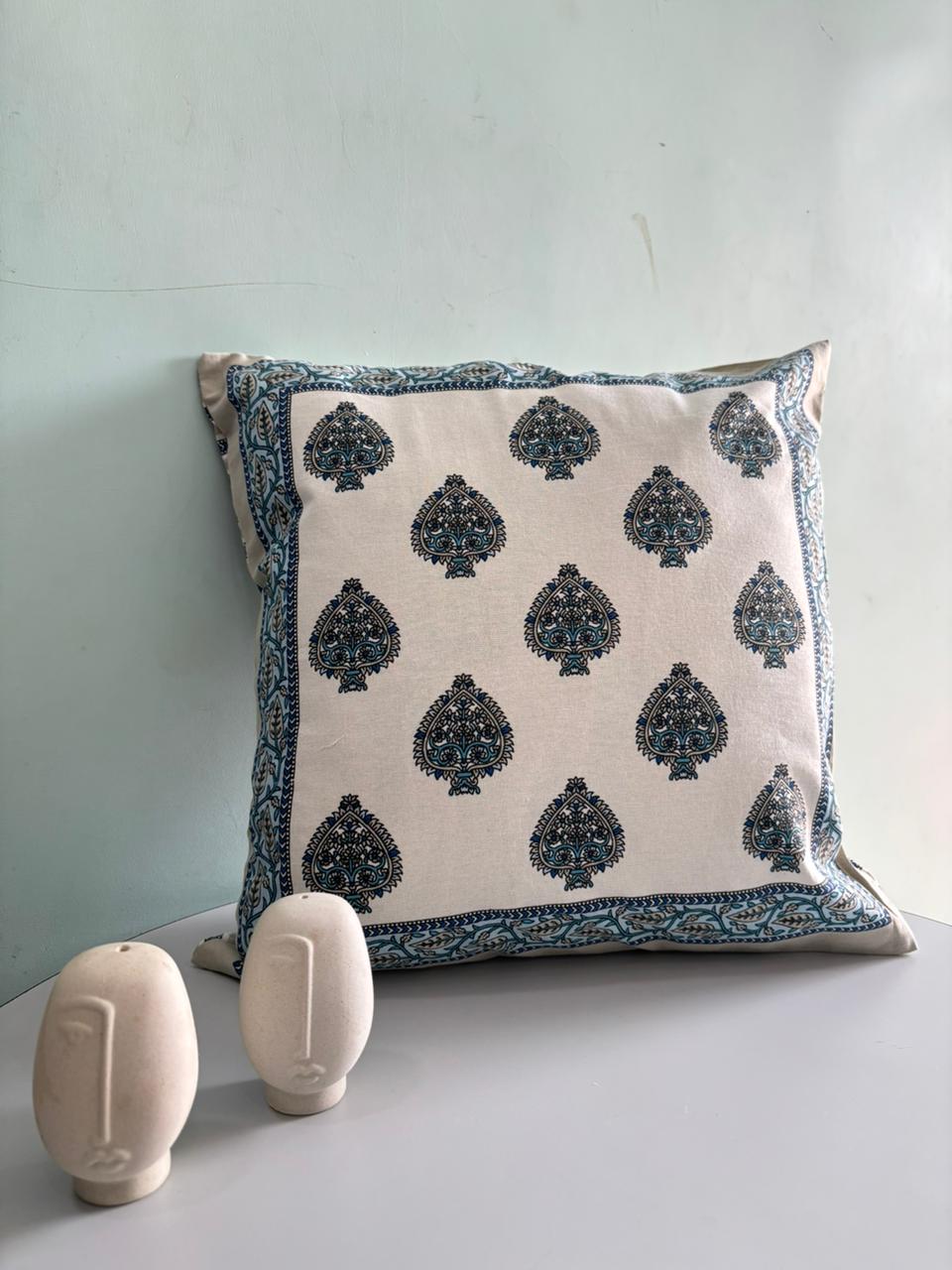 Premium South Cotton Cushion Covers Set – 16x16 Inches | Double-Sided Printed | Set of 5 Decorative Cushions