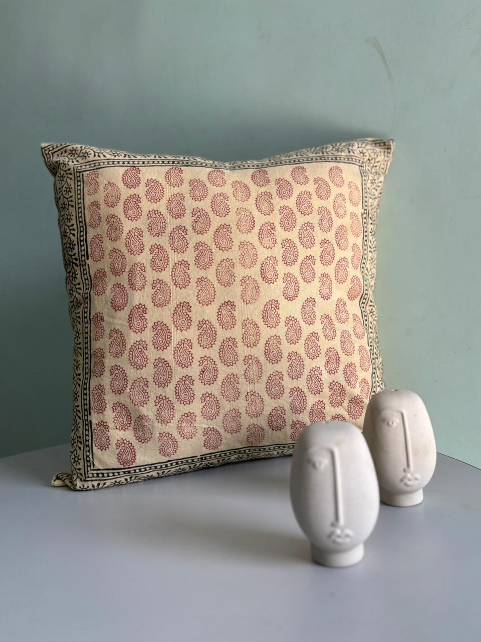 Premium South Cotton Cushion Covers Set – 16x16 Inches | Double-Sided Printed | Set of 5 Decorative Cushions