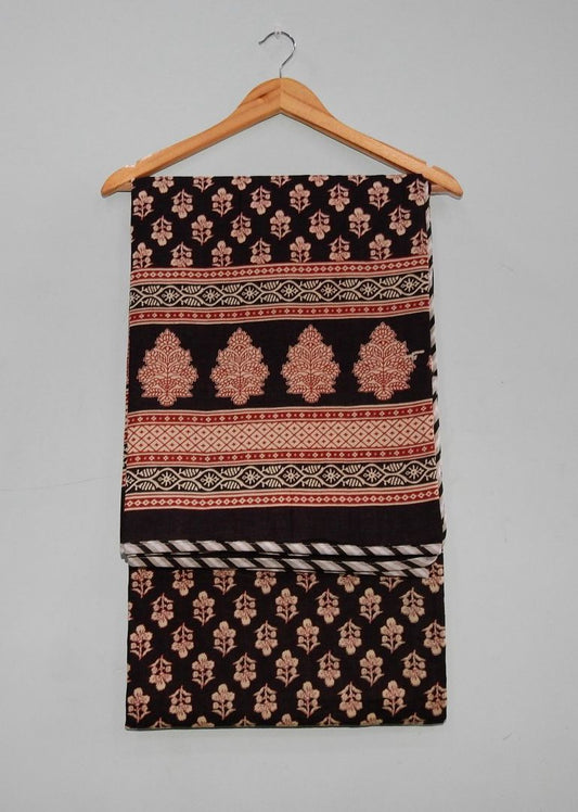 Handblock Cotton Dohar Single Bed 60x90 | 3 Layer Pure Cotton Falaline Lightweight Summer Blanket | Handmade by The Handblock Jaipur