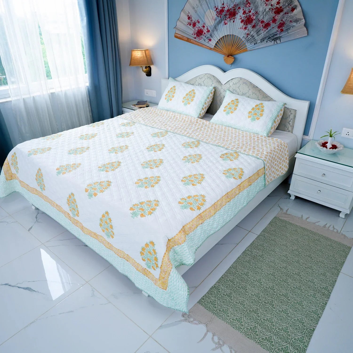 Double Bed King Size Jaipuri Quilt (Rajai)