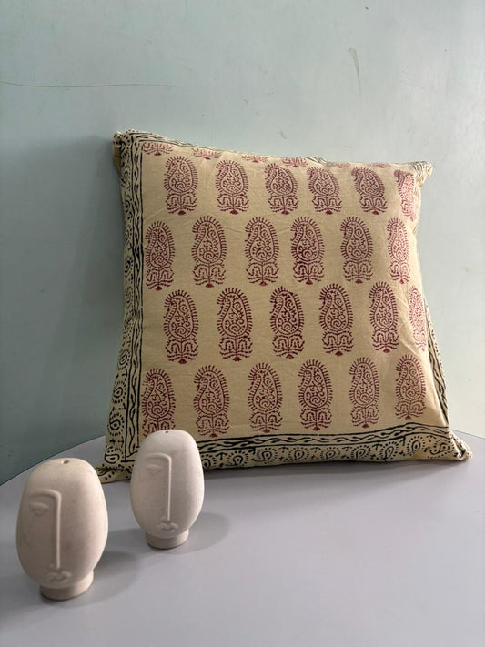 Premium South Cotton Cushion Covers Set – 16x16 Inches | Double-Sided Printed | Set of 5 Decorative Cushions