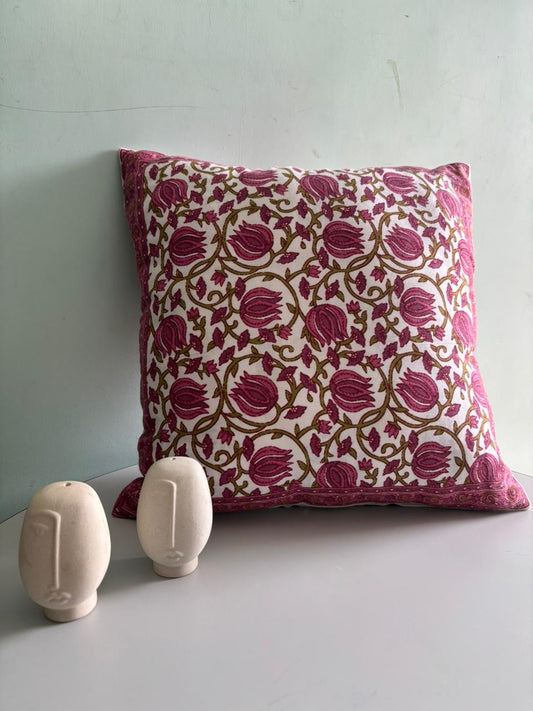 Premium South Cotton Cushion Covers Set – 16x16 Inches | Double-Sided Printed | Set of 5 Decorative Cushions