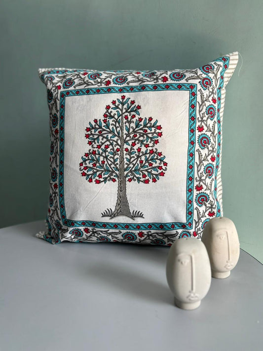 Premium South Cotton Cushion Covers Set – 16x16 Inches | Double-Sided Printed | Set of 5 Decorative Cushions