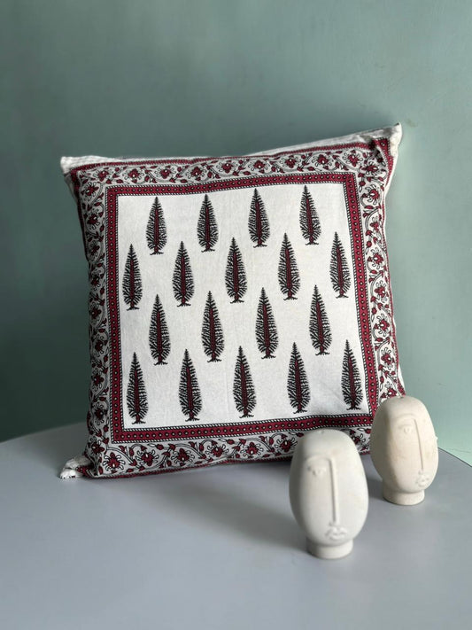 Premium South Cotton Cushion Covers Set – 16x16 Inches | Double-Sided Printed | Set of 5 Decorative Cushions