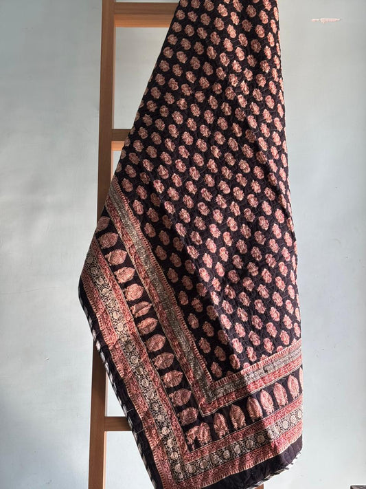 Premium Reversible Single Bed Cotton Comforter (60x90) – Lightweight 3-Layer Machine Stitched Quilt