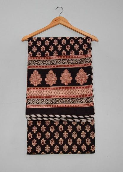 Handblock Cotton Dohar Single Bed 60x90 | 3 Layer Pure Cotton Falaline Lightweight Summer Blanket | Handmade by The Handblock Jaipur