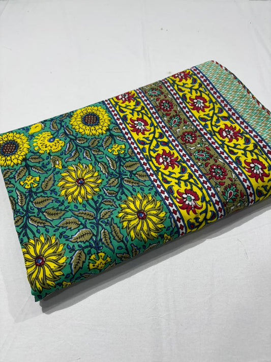 King Size Cotton Dohar 90×108 | 3 Layer Reversible Handblock Printed Double Bed Dohar | Pure Cotton Summer Quilt | Lightweight AC Dohar by The Handblock Jaipur